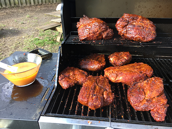 Grilling Pork Shoulder